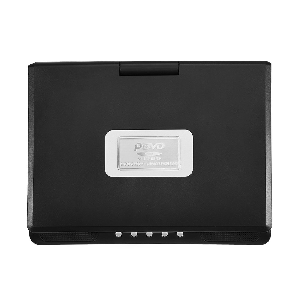 Lecteur DVD portable, écran large LCD rotatif 9 pouces, fonction de jeu de soutien, radio FM, décodage DOLBY