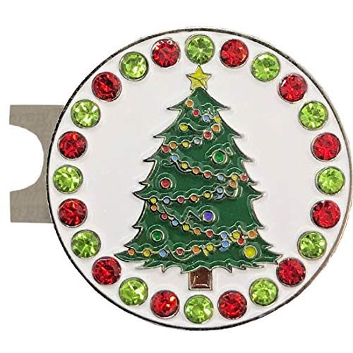 Giggle Golf Celebrate Golf Ball Marker with Magnetic Hat Clip (Xmas Tree)