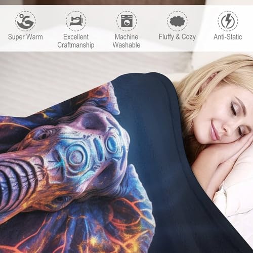 Couverture en flannel éléphant de qualité supérieure et pelucheuse