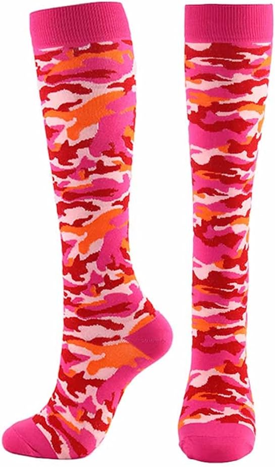 2021 New Compression Stockings Camouflage Outdoor High Tube Leg Support Correction Socks