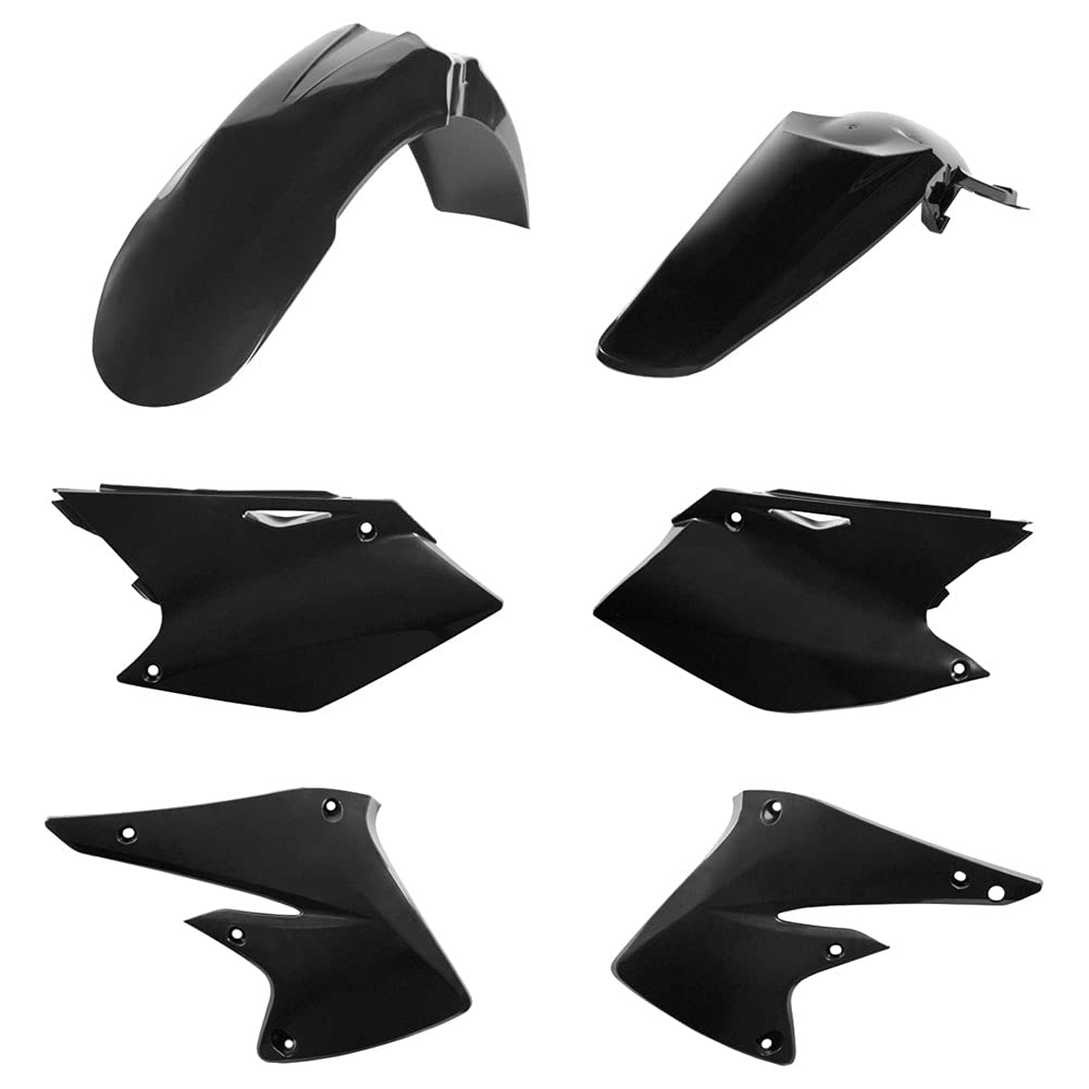 Amazon.com: Acerbis Replica Plastic Kit Black for Kawasaki KX250F