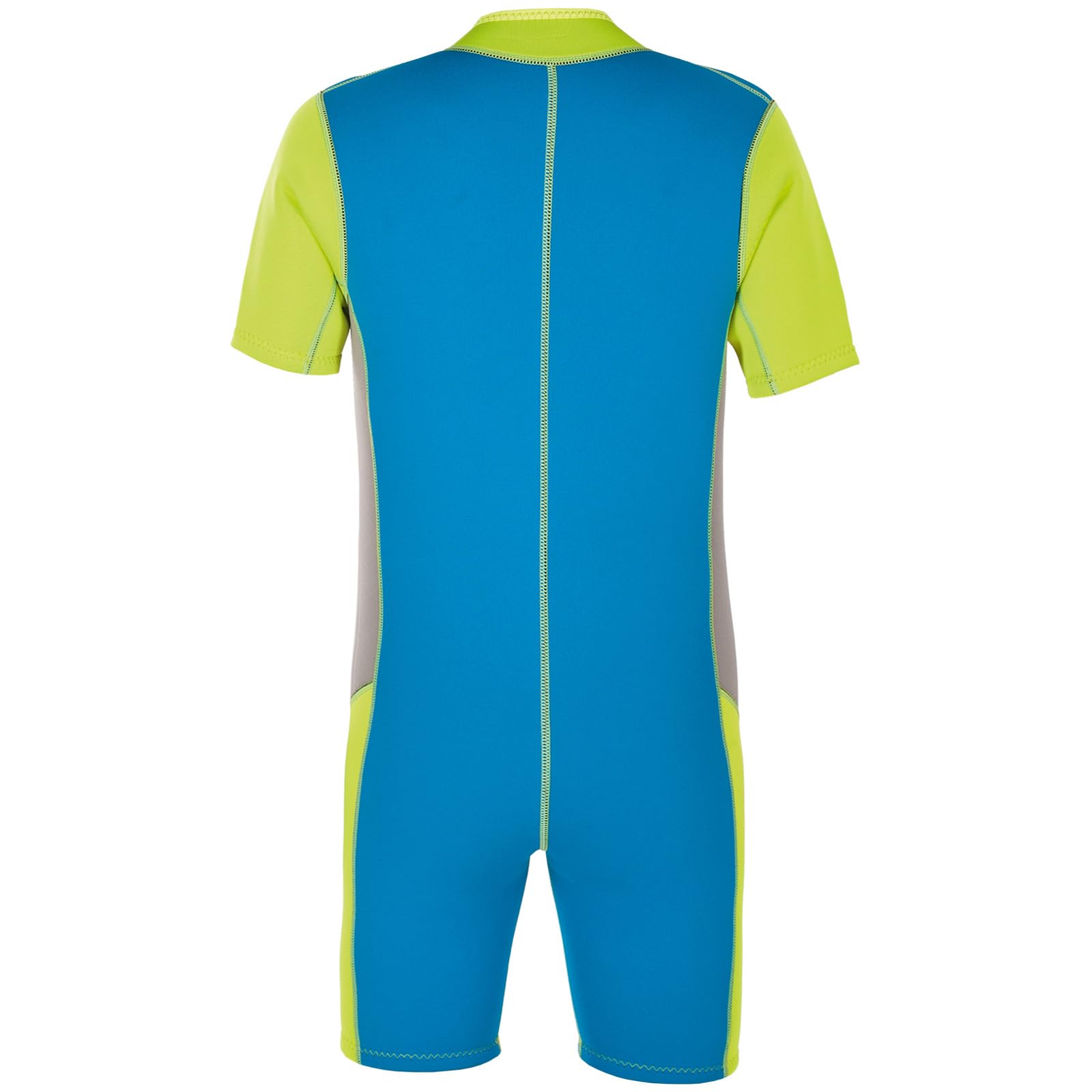 F2 Junior Marken Neopren Anzug Neo - Kid 3mm 4-14yrs Größe wählbar Blau Kinder Surfanzug zum Schnorcheln, Kiten, Wakeboard, SUP Stand Up Paddling Kurze Arme und Beine