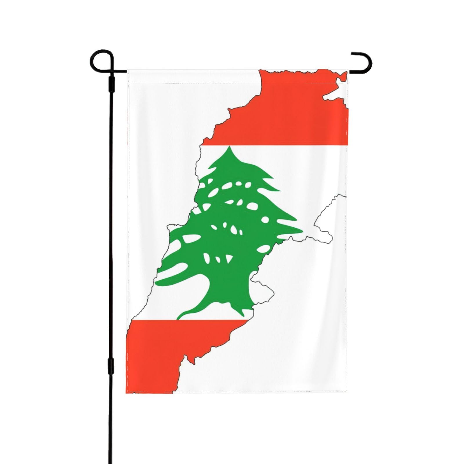 Drapeau du Liban double face : sublimez votre décoration de jardin extérieur