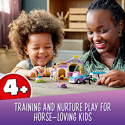 41441 Friends Addestramento Equestre e Rimorchio, Set con Cavallo Giocattolo e 2 Mini Bamboline, Giochi per Bambini e Bambine di 4 Anni in su - Lego - Immagine 14