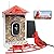 Smart Bird Feeder with Camera Solar, Auto Capture Bird Videos & Motion Detection, Birds Watching Camera Notify in Time, Metal Birds Feeder with Seed Guard, Ideal Present for Mom (Red)