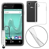 ebestStar - Hülle für Wiko Sunset 2 Sunny 1 (2016), Sunset 2 (2015), Silikon Handyhülle Cover, Klar TPU Schutzhülle, Slim Handy Hülle + Mini Stift, Transparent