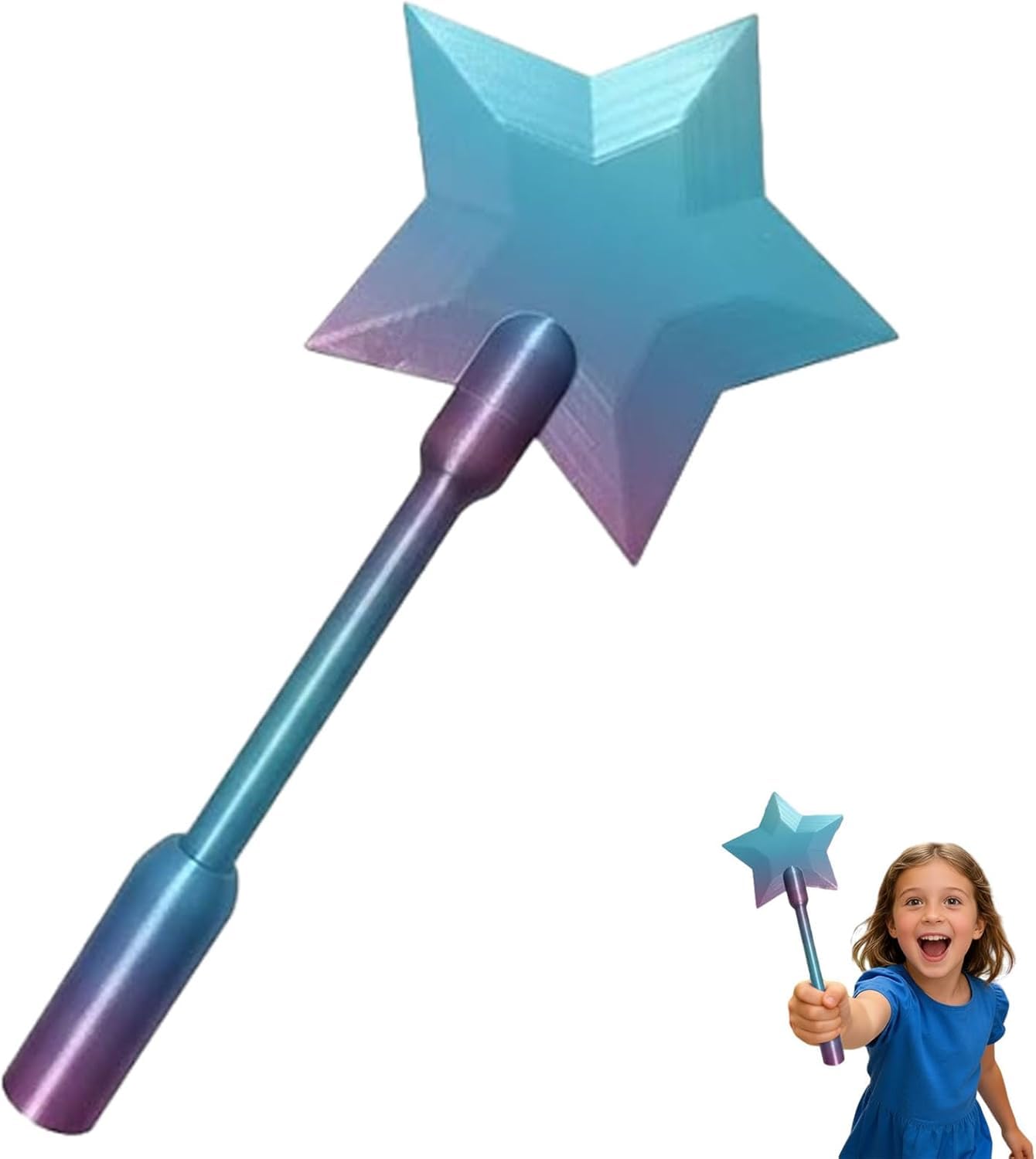 3D Printed Wand Tap to Pay, Tap to Pay Wand, Star Magic Wand Contactless Payment Card Holder, Tap-to-Pay Credit Card Wand, Magical Starlight Wand