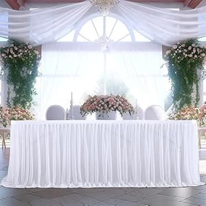 L6Nqiag Party Tischrock 6FT 77x183cm