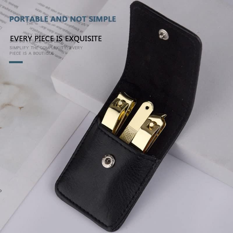 New Stainless Steel Gold Plating Nail Clippers Nail Care Manicure Scissors Luxurious Gold Pedicure Nail Beauty Tool Travel Gift image 5