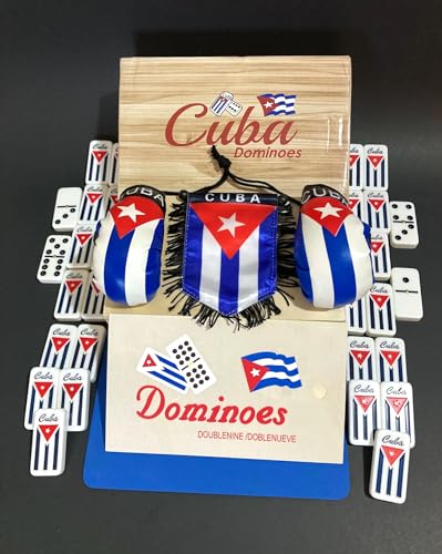 Set Dominó Cubano Doble 9 con Bandera y Guantes miniatura 5