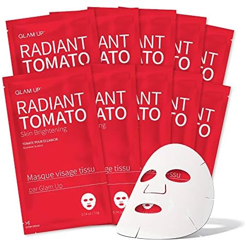 GLAM UP Radiant Tomato Sheet Mask (10 sheets) Cover