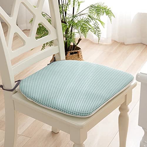 Coussin de chaise de salle à manger lavable en maille verte - 2