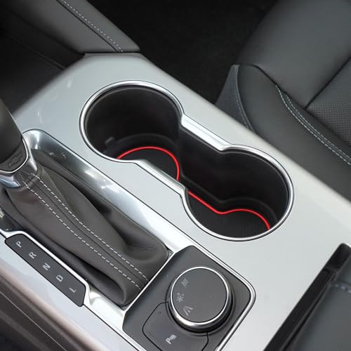 Inserciones para porta vasos de silicón rojo para Chevy Blazer miniatura 4