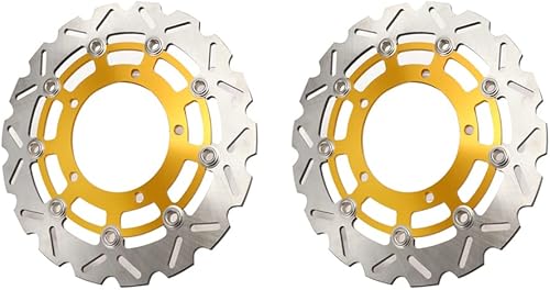 Miniatura 3 de MTLBCYCLE Motorcycle Front Floating Brake Rotor for Suzuki DL650 V-STROM ABS 2007-2021 GSF650 BANDIT ABS 2011-2014 GSF650 BANDIT S 2007-2012 GSX650F