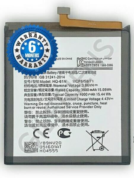 Image of Original HQ-61N Battery for Samsung Galaxy M01 SM-M015G, SM-M015F, SM-M015G /DS, SM-M015F /DS Battery with 6 Month Warranty*** (Q23)