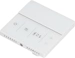 KUIDAMOS Smart Thermostat Voice Control Programmable Precision Temperature Control for Home Heating White 86 X 86mm (16A Electric Heater White 90-240V)