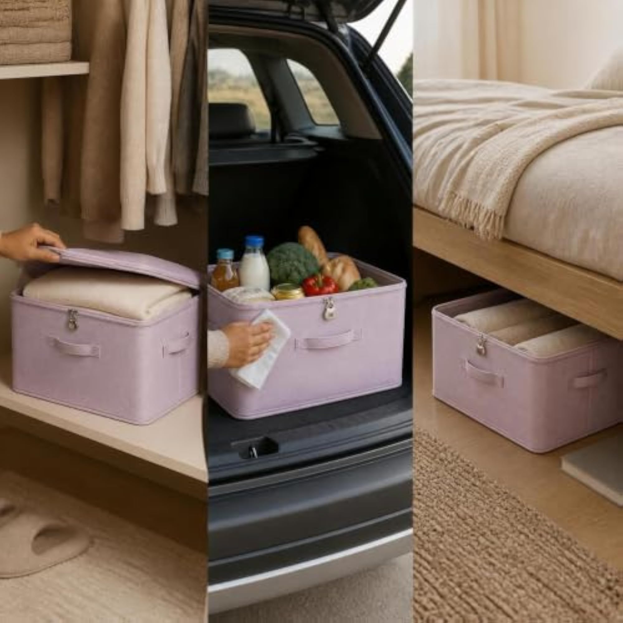 Large Capacity Lockable Storage Bags for Clothes