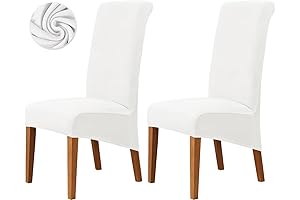 Deisy Dee Extra Large Velvet Dining Chair Covers