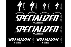 Specialized Di-Cut Decal Stickers for Bikes and More