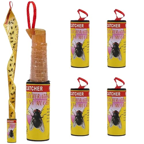 Fliegenfänger Klebestreifen, Fliege Papierstreifen Insektenfänger, Fliegenfalle, Fliegenvernichter Gegen Fruchtfliegen Fliegen Mücken und Motten, Fliegenfalle Klebestreifen-4 Stuck Fliegenfänger Klebestreifen, Fliege Papierstreifen Insektenfänger, Fliegenfalle, Fliegenvernichter Gegen Fruchtfliegen Fliegen Mücken und Motten, Fliegenfalle Klebestreifen-4 Stuck