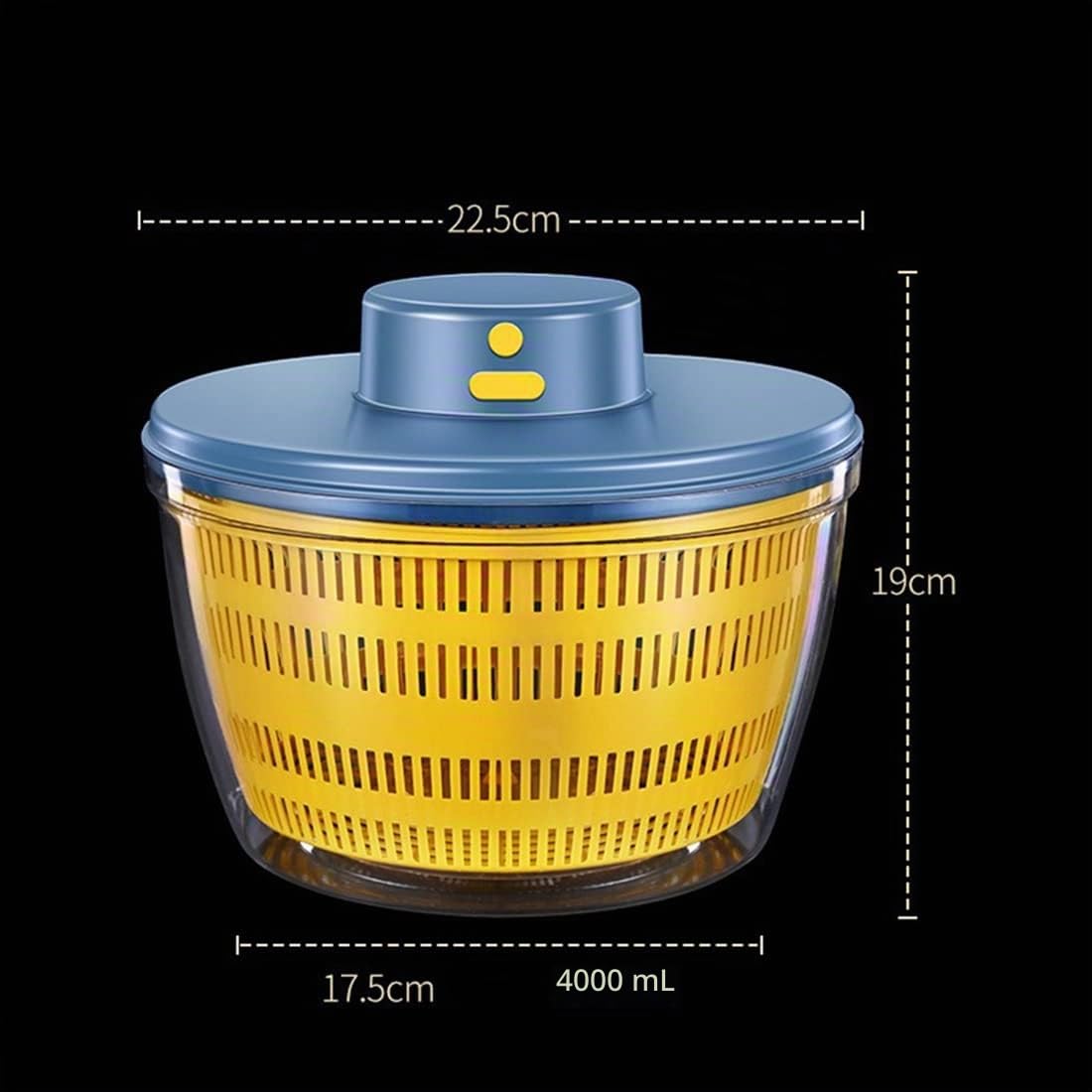 Essiccatore elettrico centrifuga per insalata disidratatore multifunzione frutta scolapiatti USB Charing scagliaccetto da cucina