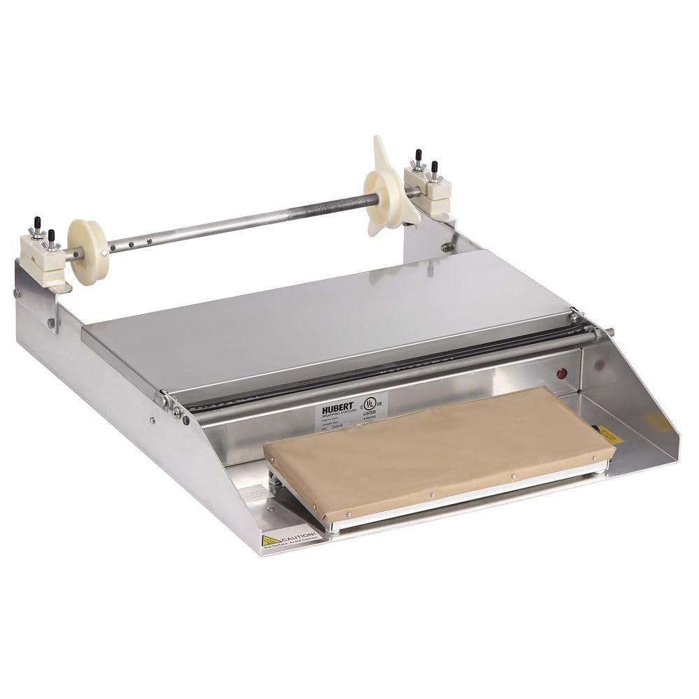 Effortless Freshness Every Day: Hubert Commercial Countertop Film Wrapping Machine for Markets, Grocery Stores, and Bakeries – 115V, 750W