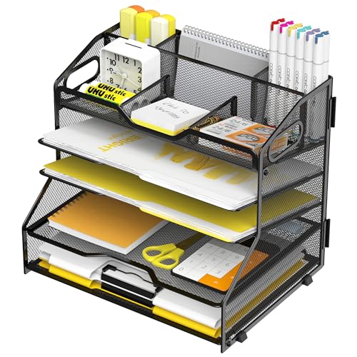 YINGHUA 5-Tier Paper Organizer with Handles