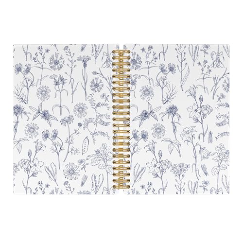 Carnet à spirale de qualité supérieure au design vintage texturé