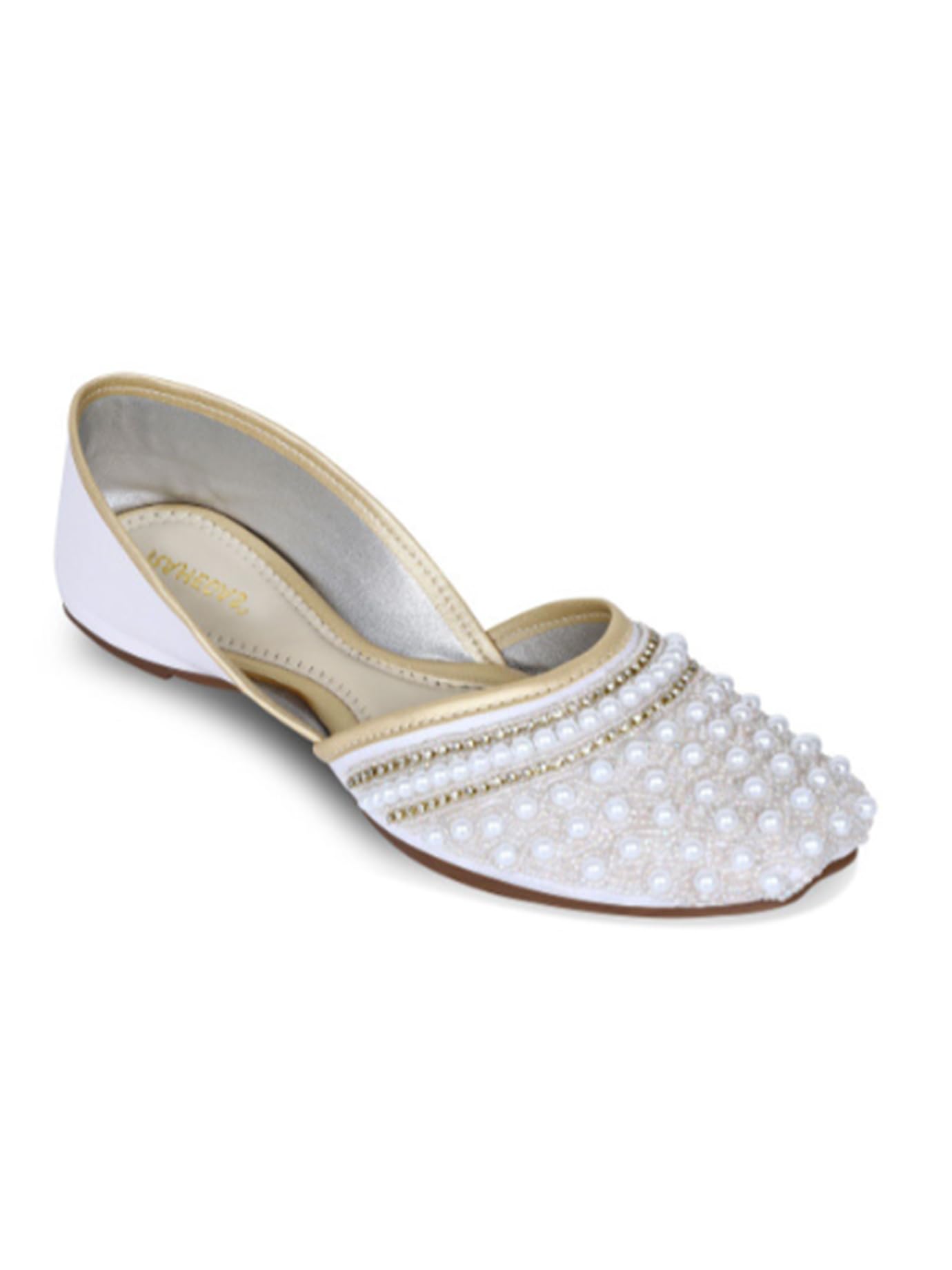 RAHEGAS Women Embroidered Jutti Flats for Ethnic & Casual Wear- Silver-picture-52