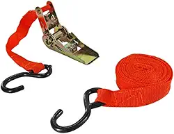 Western FC-16 Fita para Prender Carga de 120 kg, Laranja/Preto/Dourado, 4.5 m x 2.5 cm