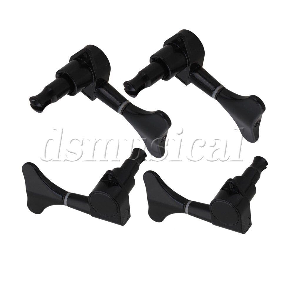 4 String Black Machine S 4R for Bass Guitar-Bass Tuners