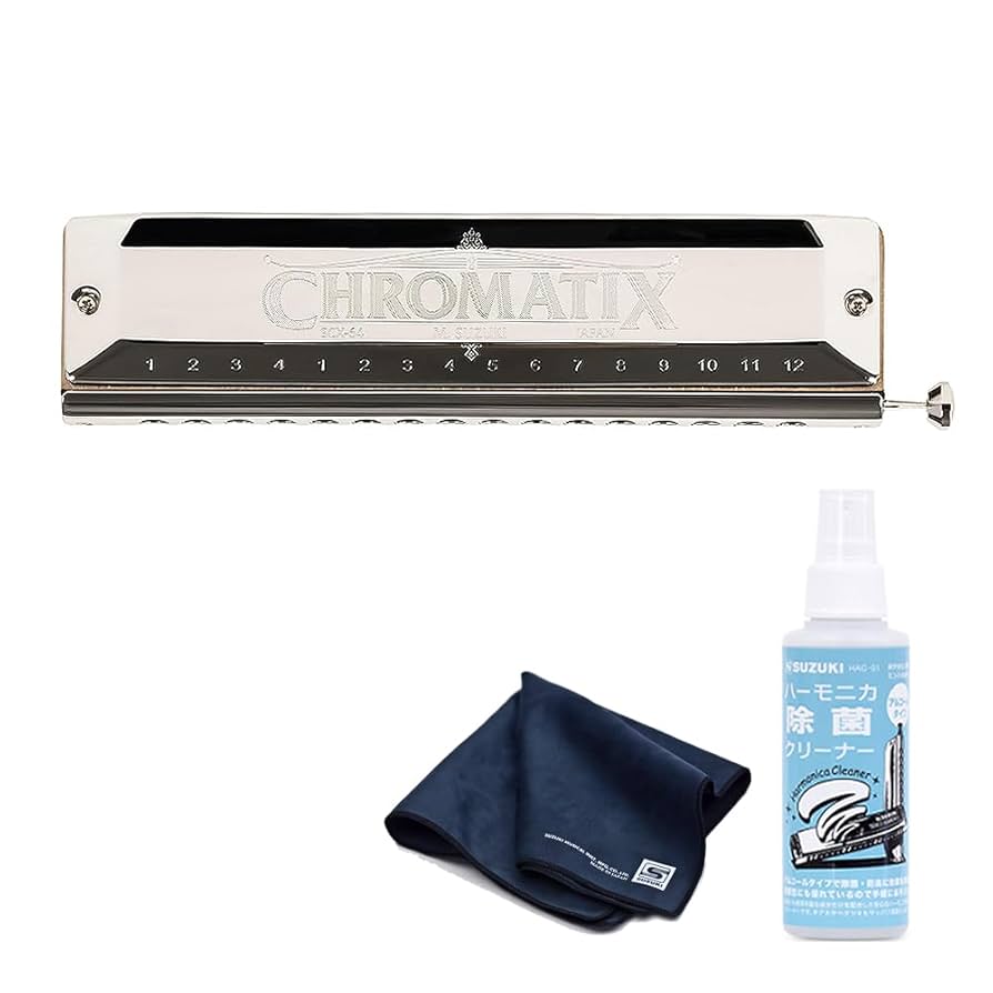 美品・SUZUKI クロマチックハーモニカ SCX-64 (16穴) 教本セット Amazon | スズキ クロマチック ハーモニカ スタンダードモデル