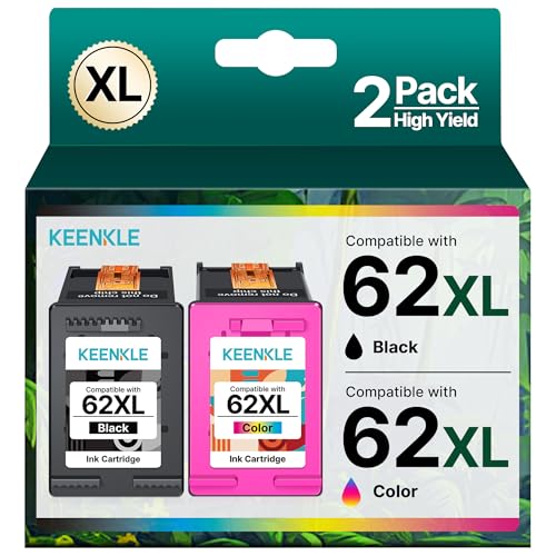 Cartouche HP 62 XL couleur et noir pour imprimer vos dossiers à la maison