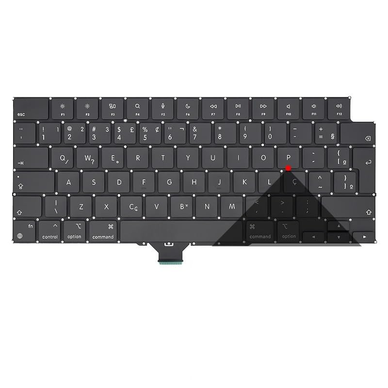 Clavier ordinateur portable Pro M1 A2442 pour espace de travail multilingue