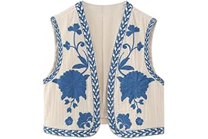 Women's Vintage Embroidered Dirndl Vest