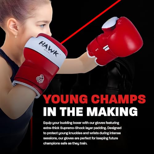 image for Hawk Sports Kids Boxing Gloves for Kids Children Youth Punching Bag Ki
