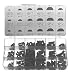Rotary 6 250-Piece Woodruff Key Assortment