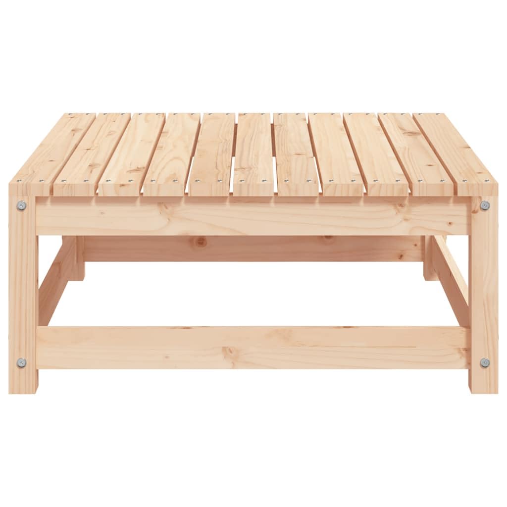 vidaXL Taburete de Jardín, Reposapiés Otomana de Palets, Mesa de Centro, Asiento Mueble para Patio Terraza Balcón, Madera Maciza de Pino