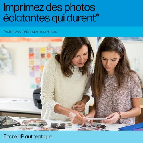 HP 912, Pack de 4 cartouches d'Encre Originales, 6ZC74AE, Noir, Jaune, Cyan, Magenta