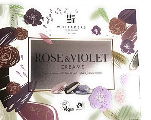 Whitakers Rose & Violets Creams 200g Vegan and Fairtrade