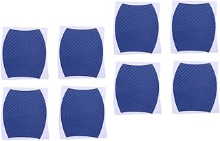 ibasenice 8 Peças Adesivos De Porta Lateral De Carro Filmes Protetores De Porta De Carro Filme De Fibra De Carbono Protetores De Porta De Carro Para Veículos Adesivos Automotivos Protetor