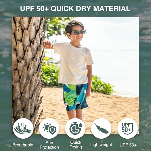 Image of Kanu Surf Boys' Avalon Quick Dry UPF 50+ Beach Swim Trunk