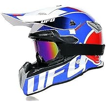 Full Face Motorcycle UFO Helmet Motocross Off Road Street Dirt Bike MX MTV - DOT