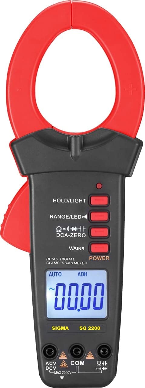 SIGMA Make 2000 Amp Digital AC/DC True RMS Clamp Meter SG 2200 Trms, 2000 Volt + 2000 Amp AC/DC (B0B9T19C15) Amazon Price History, Amazon Price Tracker