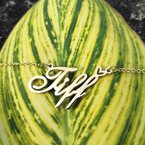Custom Name Necklace Personalized Customized Plated Pendant Necklace with Heart Jewelry for Women Christmas Valentine's Day Birthday New year Mother's Day3