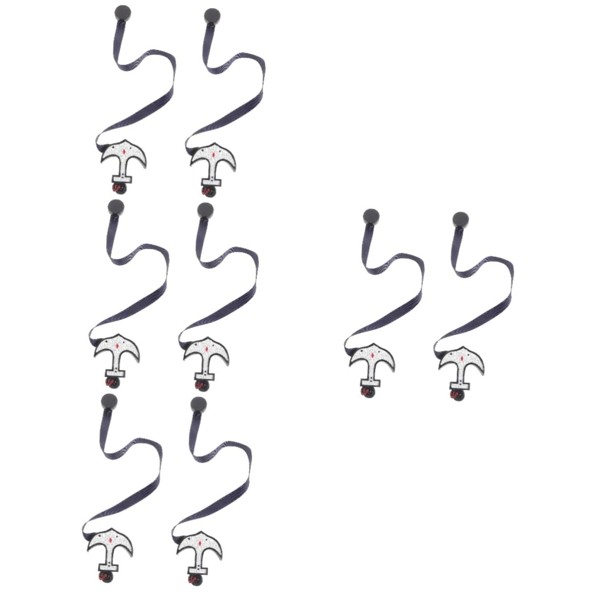 4 Ensembles Attaches Rideaux Ancre Accessoires Décoratifs pour Fenêtres Sangles pour Draperies 2 Pièces * 4
