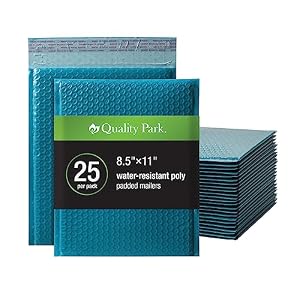 Quality Park Blaue Luftpolster-Versandtaschen, 25 Stück