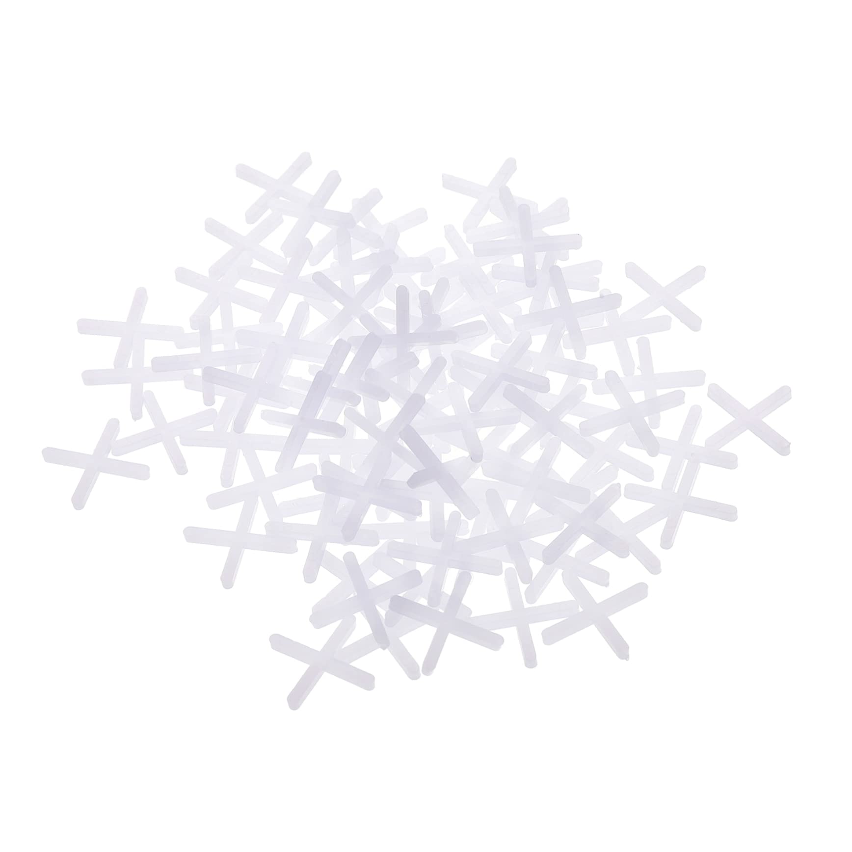 Lot de 10000 Croisillons de Nivellement pour Carrelage en Pe, Forme Croix, Légers et Pratiques pour Pose Rapide au Sol
