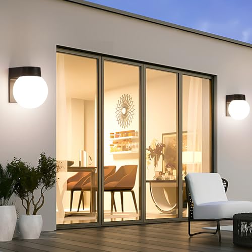 LED extérieur applique murale IP65 éclairage mural intérieur noir - 6