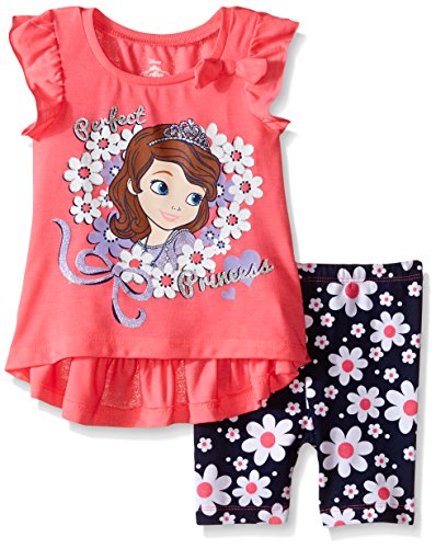 Disney Toddler Girls' Sophia the First Bike Short Set